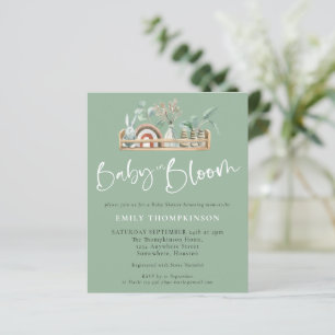 Orçamento Bebê Em Bloom Boho Chá de fraldas Con