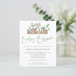 Orçamento Bebê Em Bloom Boho Shelf Invite
