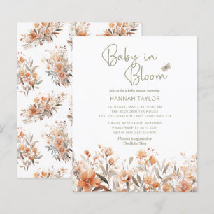 Orçamento Bebê em Bloom Girl Boho Chá de fraldas C