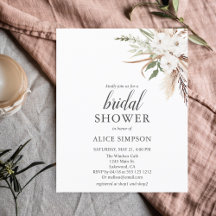 Orçamento Boho Greenery Chá de panela Pampa Grass