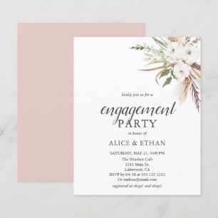 Orçamento Boho Greenery Festa de noivado Pampa Gr