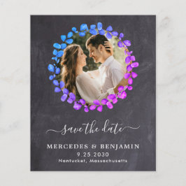 Orçamento Botânico Eucalipto QR Code Salvar a Data