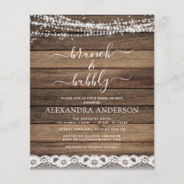 Orçamento Brunch e Bubble Rustic Farmhouse