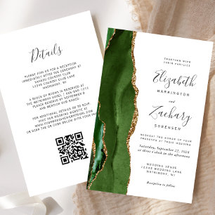 Orçamento Caçador Convite de Casamento Código QR V