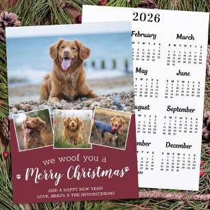 Orçamento Cão Pet Foto Feliz Natal 2025 Calendário