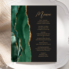 Orçamento Cardápio de Casamento Esmeralda Verde Ág