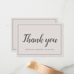 ORÇAMENTO Cartões de agradecimentos de Casamento S