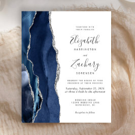Orçamento Casamento Ágata Azul Marinho Prata