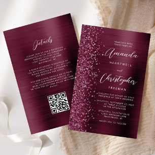 Orçamento Casamento Código QR Metal Cinzelado Borg