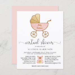 Orçamento Chuveiro Virtual de Bebê Carruagem Retrô