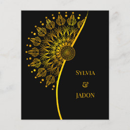 Orçamento clássico de mandala clássico de luxo ele