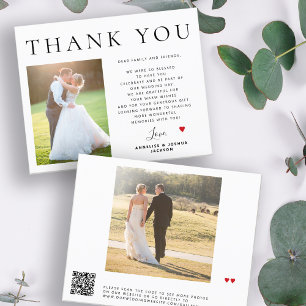 Orçamento CÓDIGO QR foto moderna casamento agradec