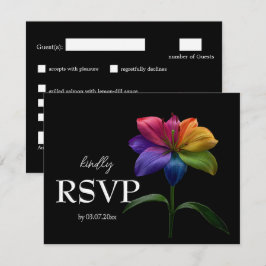 🌈 Orçamento Com RSVP Technicolor Love Menu