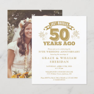 Orçamento Convite de Foto de Aniversário de 50 Ano
