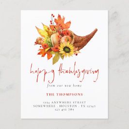 Orçamento Cornucopia Pumpkins Ação de Graças Nova 