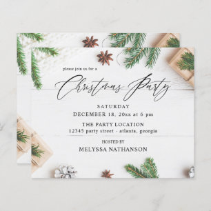 Orçamento Cozy Rustic Pine Sai do Natal