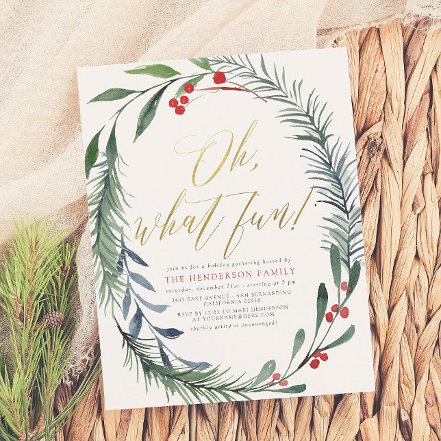 Orçamento da Festa de Natal de Winterberry Holiday (Criador carregado)