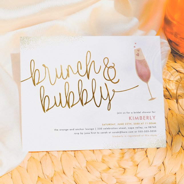 Orçamento de Brunch & Bubbly Champagne Chá de Noiv (Criador carregado)