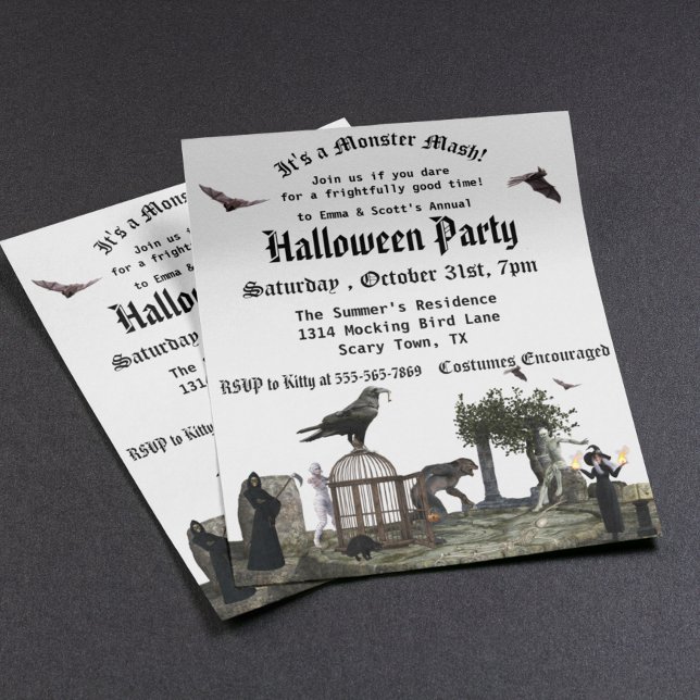 Orçamento de bruxa de Halloween de Gothic Monster  (Criador carregado)