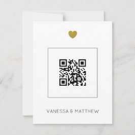 Orçamento de Casamento Moderno com Código QR Sage 