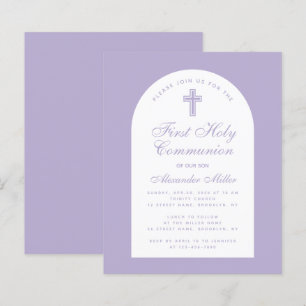 Orçamento de convite de primeira comunhão do menin