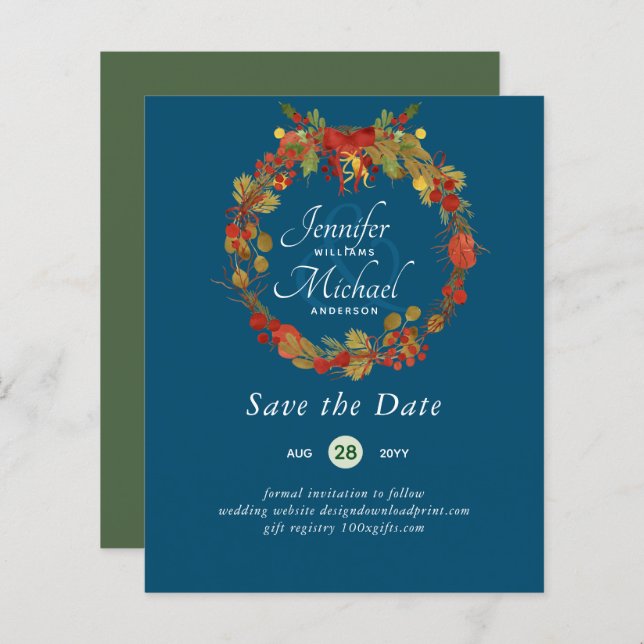 Orçamento de LeahG Datas de Salvamento Vermelho Ru (Frente/Verso)