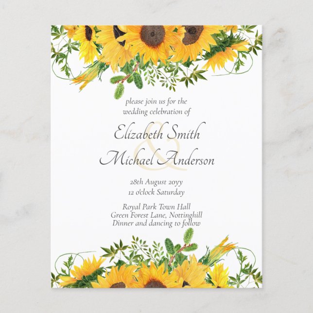 Orçamento de Material de Papelaria de Casamento co (Frente)