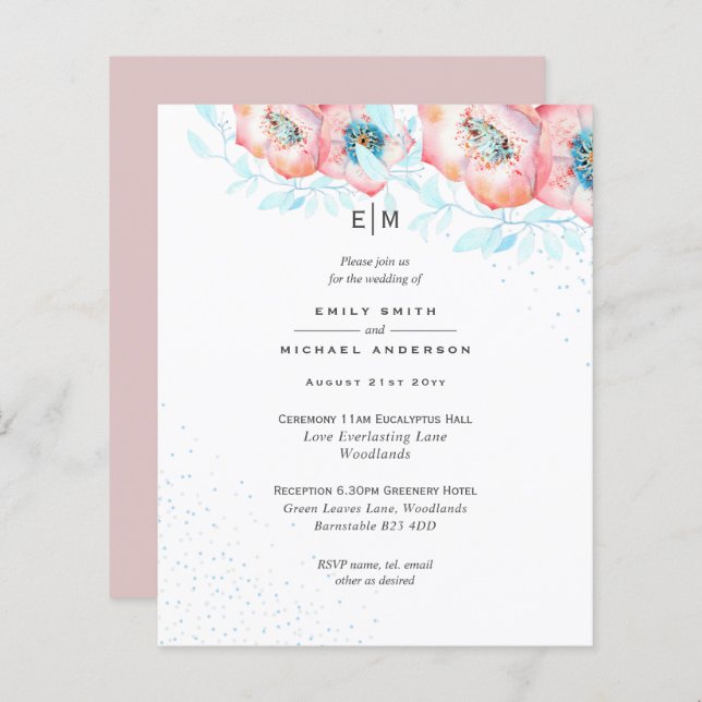 ORÇAMENTO DE Recepção de casamento de Rosa com poe (Frente/Verso)