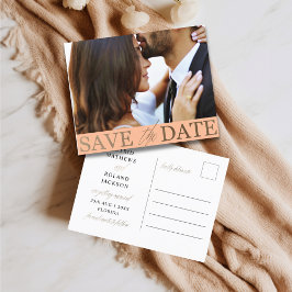 Orçamento de Save The Date Faux Dourado e Rosa 