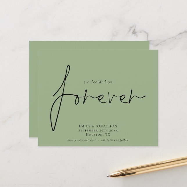 Orçamento Decidido Em Verde Para Sempre Salvar A D (Frente/Verso In Situ)