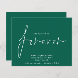 Orçamento Decidimos para o Forever Emerald Salvar 