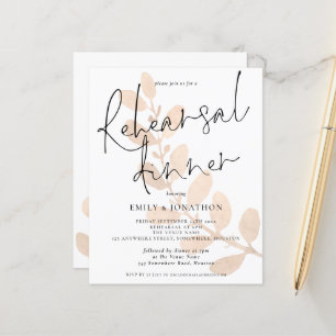 Orçamento deixa convite para Janto de ensaio de ca