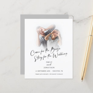 Orçamento Divertido Vem Para Booze Foto Salvar Dat