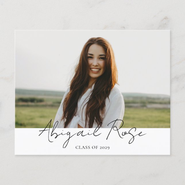 Orçamento do Cartão com fotos de Formando de Fotog (Frente)