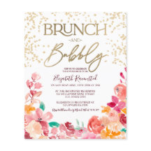 Orçamento do chá de panela de bolinha floral Boho