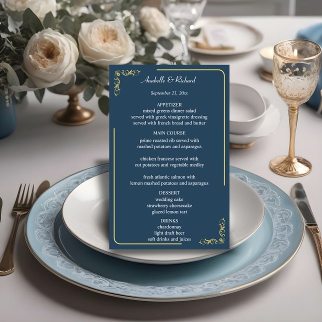 Orçamento do Menu Casamento Vitoriano Elegante (Criador carregado)