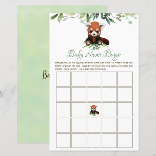 Orçamento do Red Panda Bear do Jogo do Chá de fral