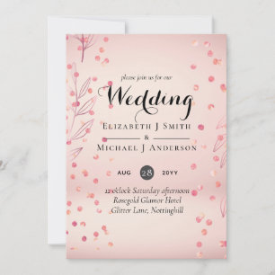 Orçamento do Rosegold Wedding Girly Glam