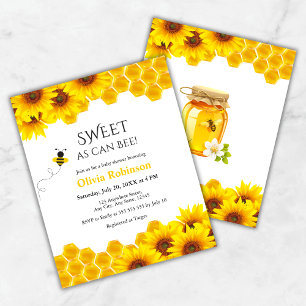 Orçamento Doce como Bee Honey Chá de fraldas Conit