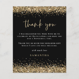 Orçamento Dourado Brilho Foto Quinceañera Agradeci