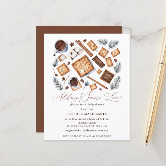 Orçamento É Mais Amor Chá de fraldas Neutro De Gên (Frente/Verso In Situ)