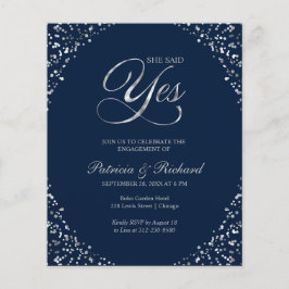 Orçamento Ela Disse Sim Convite Festa de noivado