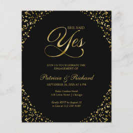 Orçamento Ela Disse Sim Convite Festa de noivado