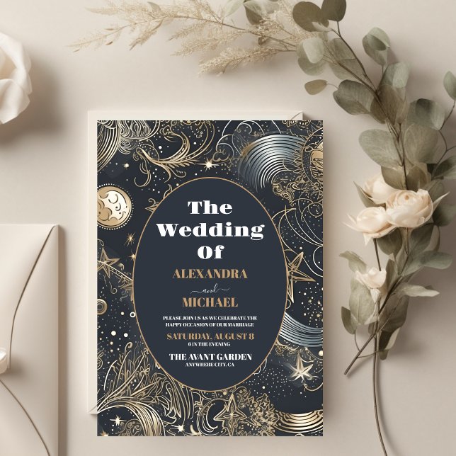 Orçamento Elegante Casamento Celestial Prata Doura (Criador carregado)