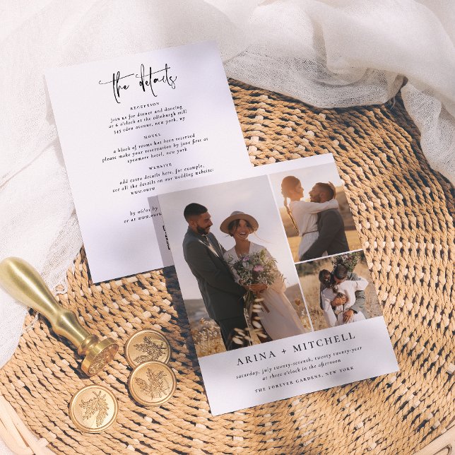 Orçamento Elegante Código QR Tudo Em Um 3 Fotos Ca (Criador carregado)