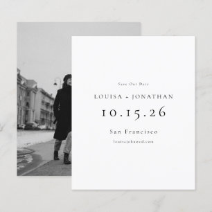 Orçamento Elegante Mínimo Foto Casamento Salvar A
