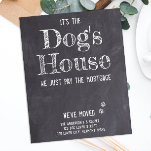 Orçamento Engraçado Nós Nos Mudamos Anúncio de Mud