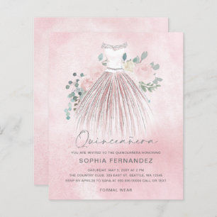 Orçamento Escamotear ouro, Colete Quinceañera Conv