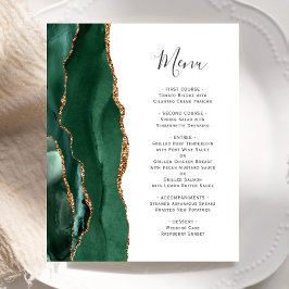 Orçamento Esmeralda Verde Dourado Ágata Casamento