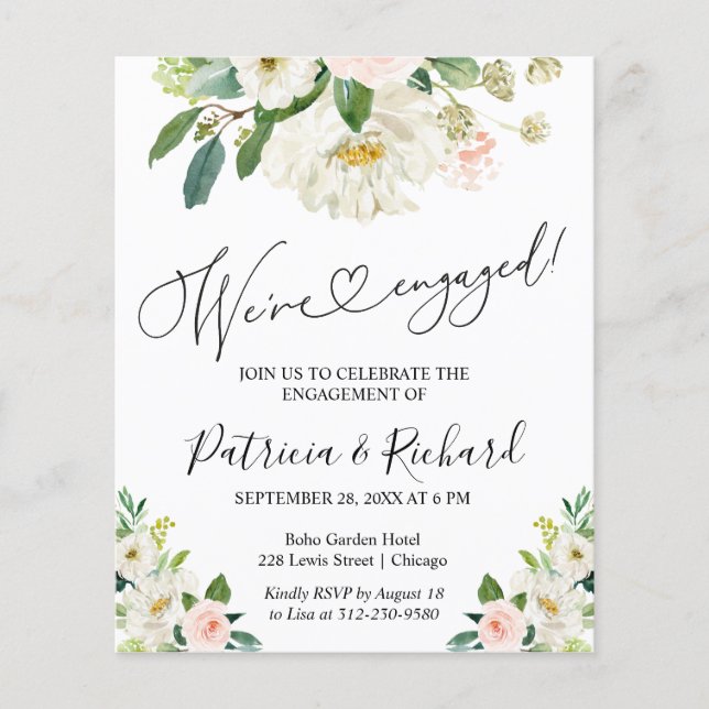 Orçamento Estamos Envolvidos no Convite à Festa de (Frente)